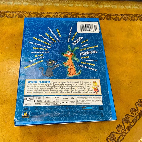 The Simpsons The Complete Fourth 4th Season Collectors Edition DVD Krusty Marge - Picture 4 of 10